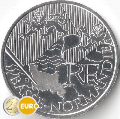 10 euros France 2010 - Basse-Normandie UNC