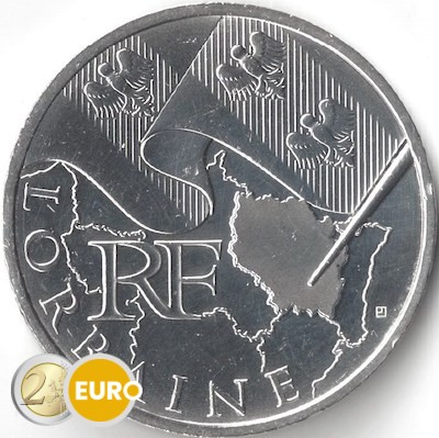 10 euro France 2010 - Lorraine UNC