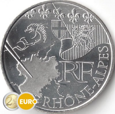 10 euro France 2010 - Rhone-Alps UNC