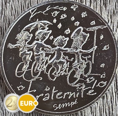 10 Euro Frankreich 2014 - Brüderlichkeit Herbst UNZ