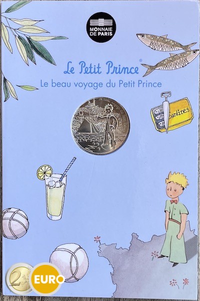 10 euros France 2016 - Le Petit Prince Jeu de Boules Marseille en cartelette