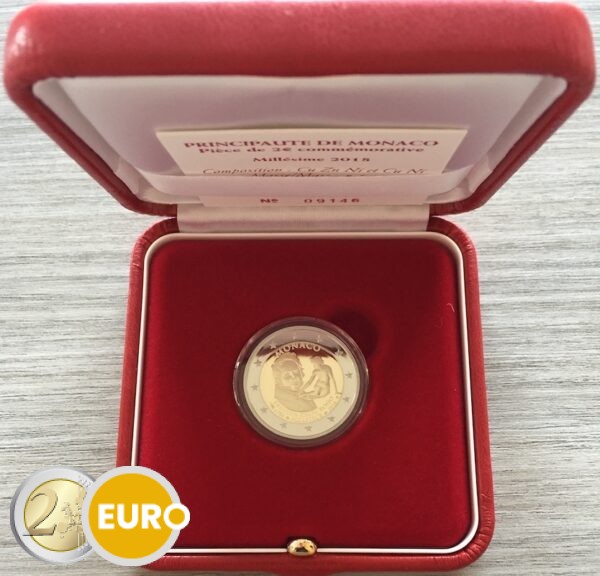 2 euros Monaco 2018 - Francois-Joseph Bosio BE Proof