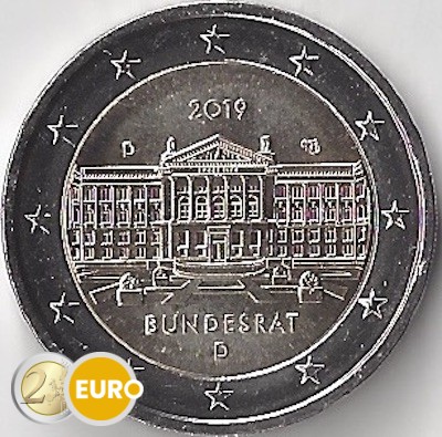 2 euros Alemania 2019 - D Bundesrat UNC
