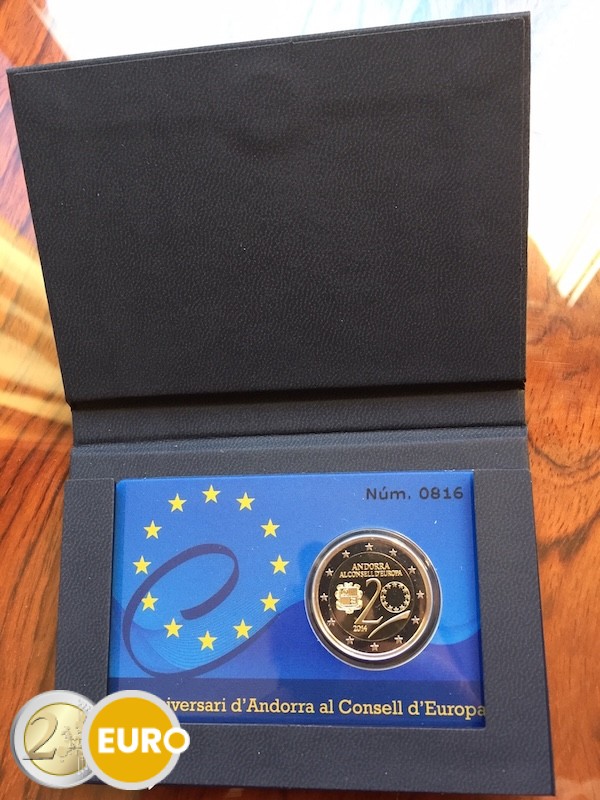 2 euro Andorra 2014 - Council of Europe BE Proof