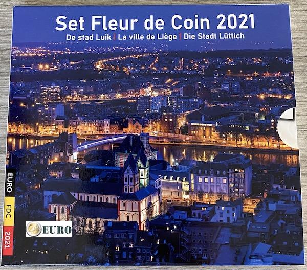 Euro set BU FDC Belgium 2021 Liege
