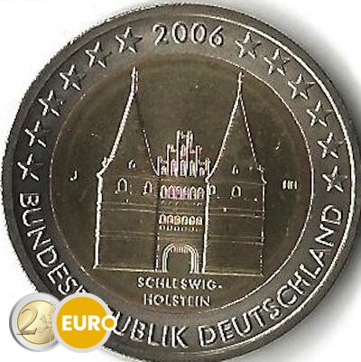 Alemania 2006 - 2 euros J Schleswig-Holstein UNC