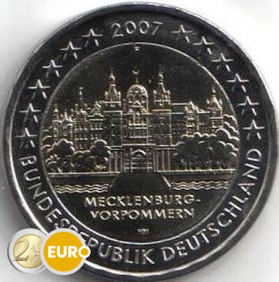 2 euro Germany 2007 - F Mecklenburg-Vorpommern UNC