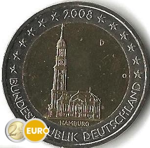Germany 2008 - 2 euro D Hamburg UNC