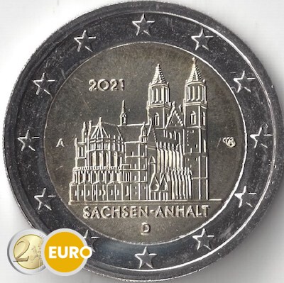 2 euro Duitsland 2021 - A Sachsen-Anhalt UNC