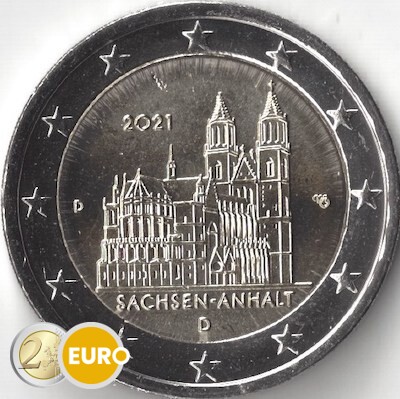 2 euro Duitsland 2021 - D Sachsen-Anhalt UNC