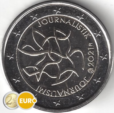 2 euro Finland 2021 - Journalistiek UNC