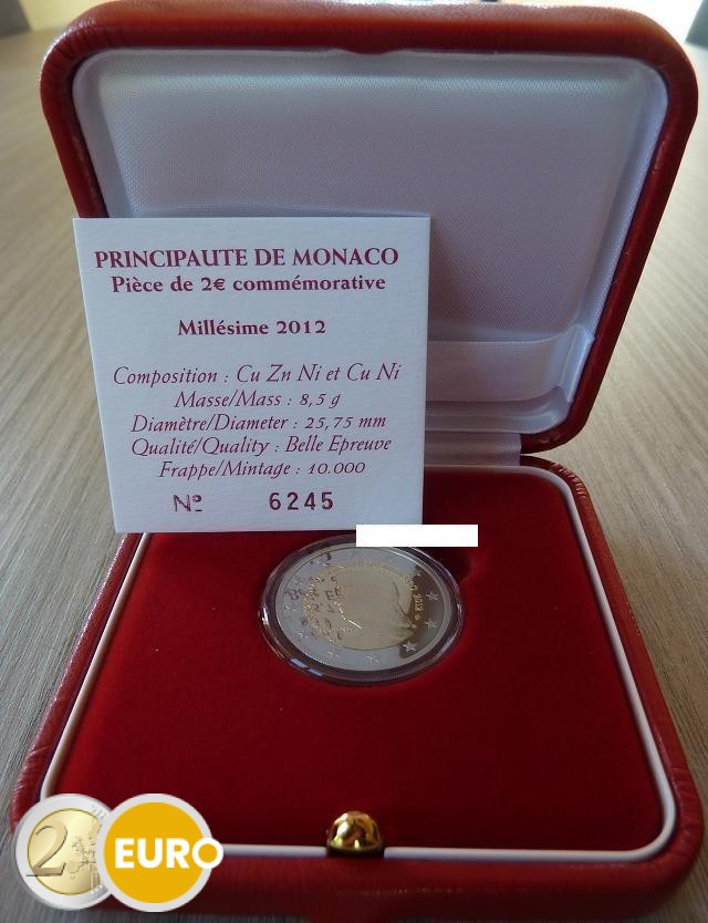 2 euro Monaco 2012 - Independence BE Proof