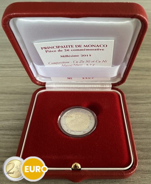 2 euros Mónaco 2015 - Castillo BE Proof