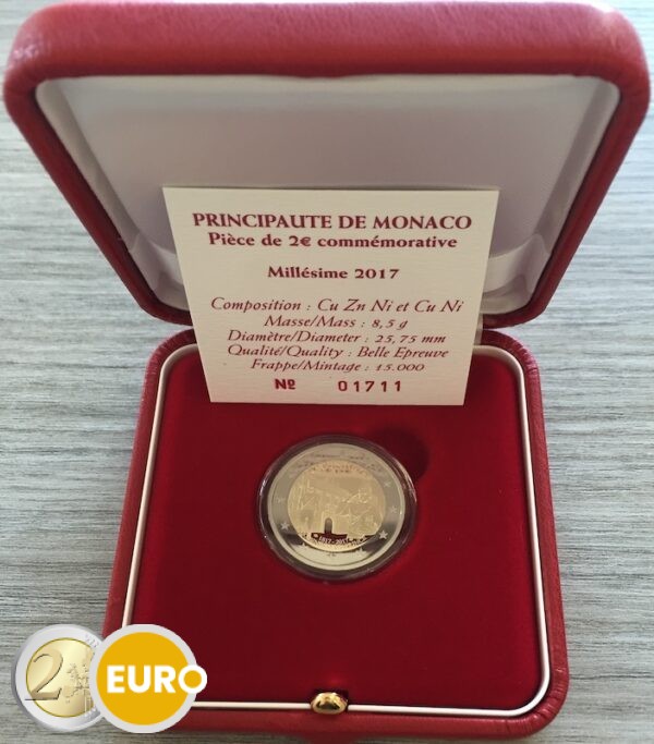 2 euros Monaco 2017 - Carabiniers du Prince BE Proof