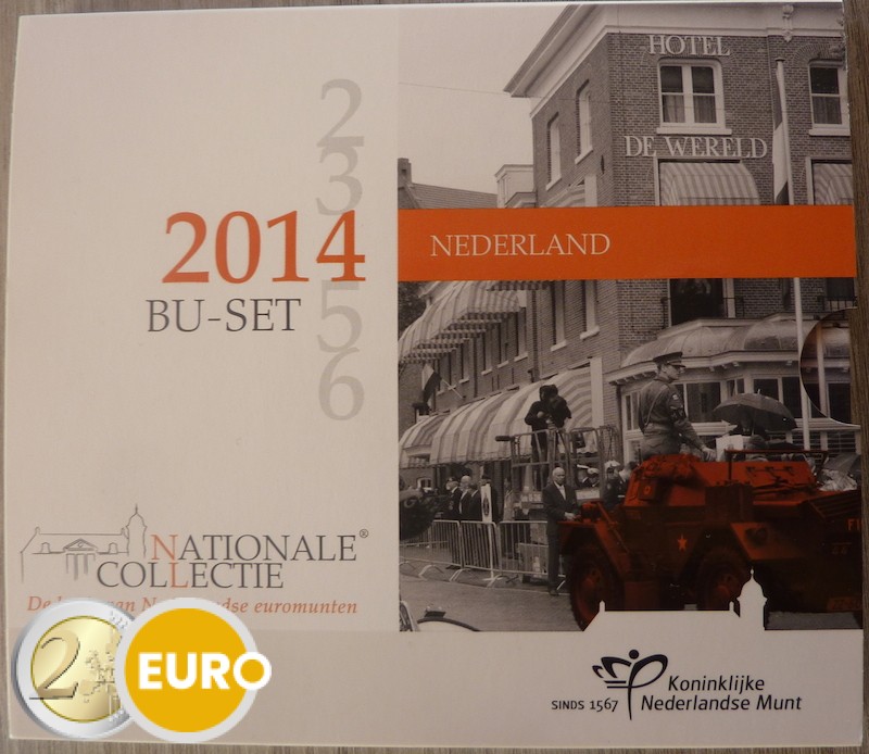 Euro set BU FDC Netherlands 2014 Liberation Day