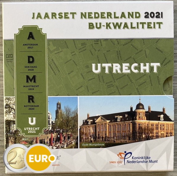 Euro set BU FDC Netherlands 2021 Utrecht