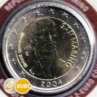 2 euros San Marino 2004 - Bartolomeo Borghesi BU FDC
