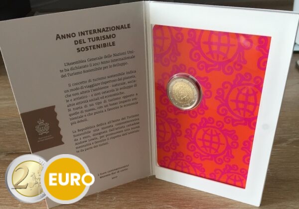2 euro San Marino 2017 - Sustainable Tourism BU FDC