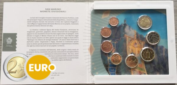 Série euro BU FDC Saint-Marin 2018