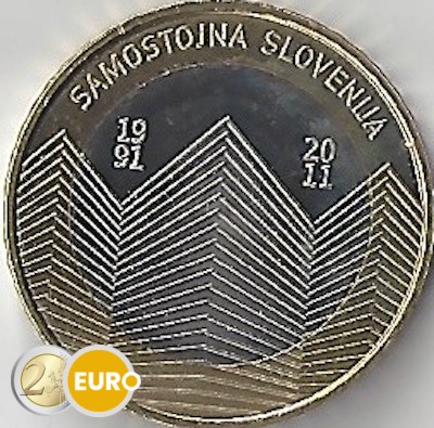 3 euro Slovenia 2011 - Independence UNC