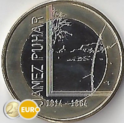 3 euro Slovenië 2014 - Janez Puhar UNC