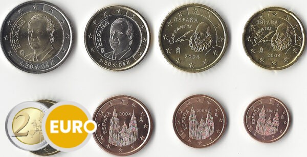 Serie de euro UNC España 2004
