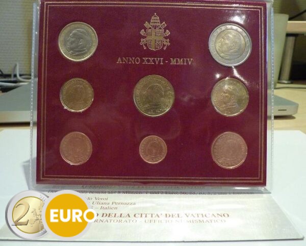 Euro set BU FDC Vatican 2004