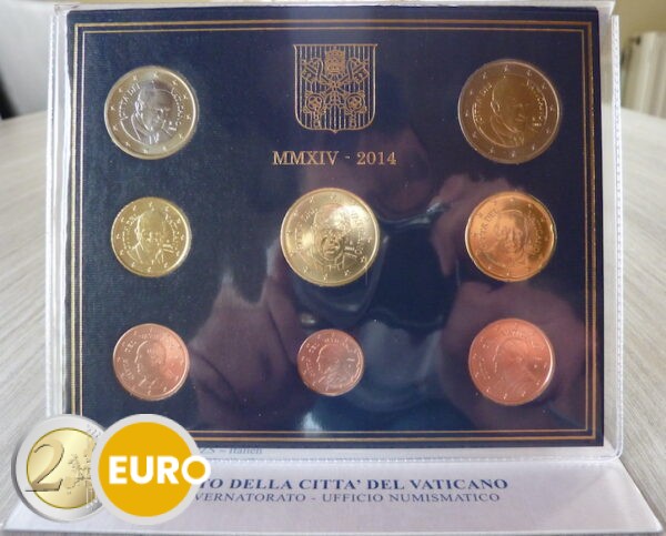 Euro set BU FDC Vaticaan 2014