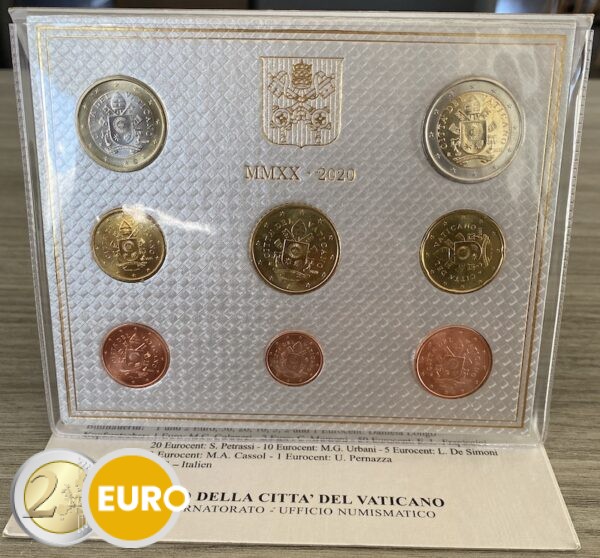Euro set BU FDC Vatican 2020