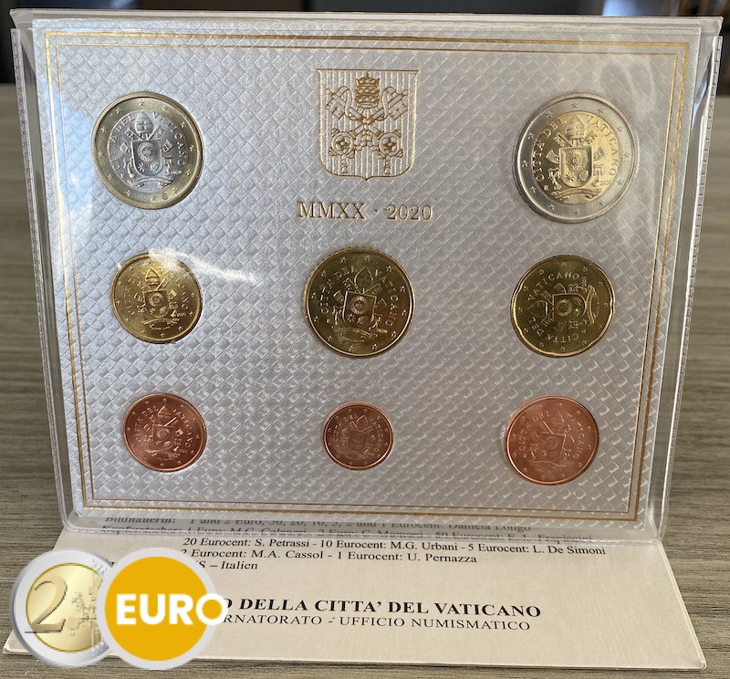 Euro set BU FDC Vatican 2020