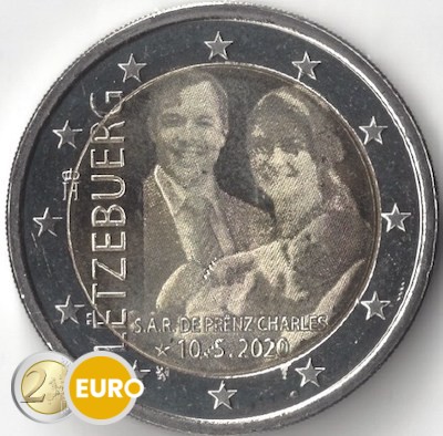 2 euro Luxemburg 2020 - Geboorte Karel van Luxemburg UNC foto