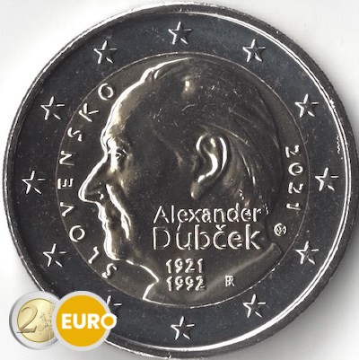 2 euro Slovakia 2021 - Alexander Dubcek UNC