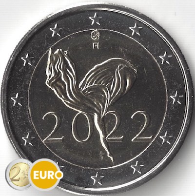 2 euros Finlandia 2022 - Ballet Nacional de Finlandia UNC