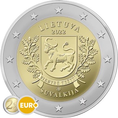 2 euro Lithuania 2022 - Suvalkija Region UNC