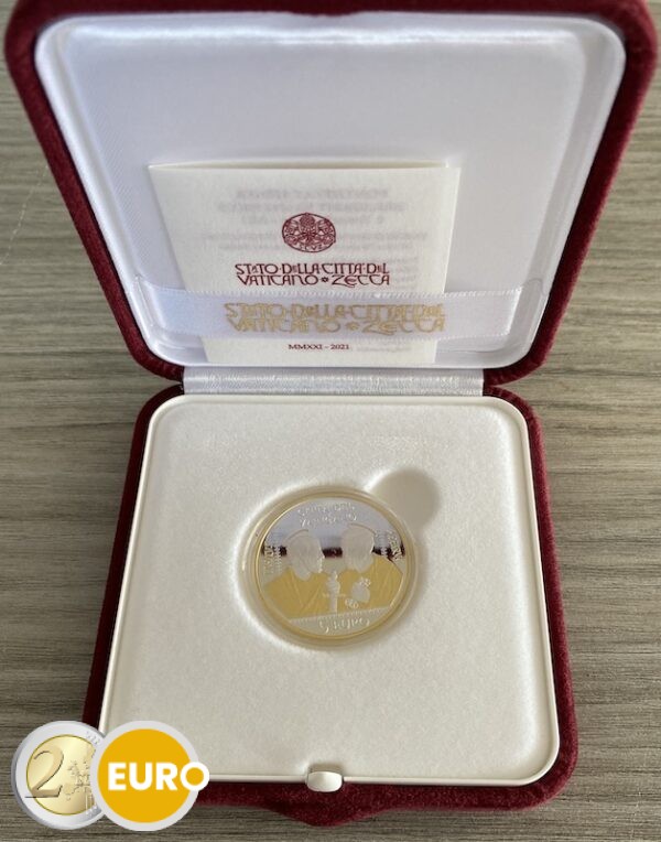 5 euros Vatican 2021 - St-Pierre et St-Paul BE Proof argent et or