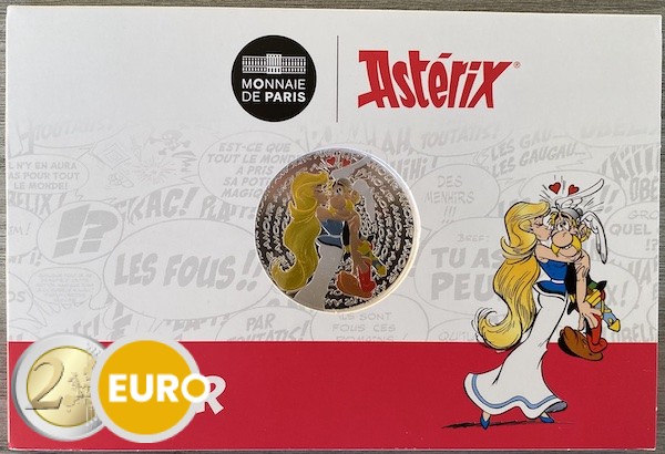 50 euro France 2022 - Asterix Love BE Proof Silver Coloured
