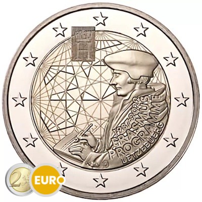 25 x 2 euro Luxembourg 2022 - Erasmus