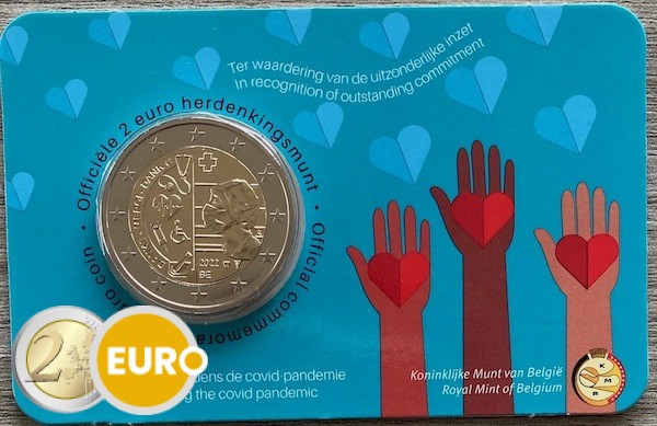 2 Euro Belgien 2022 - Gesundheitswesen Stgl. Coincard NL