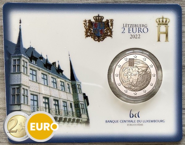 2 euro Luxembourg 2022 - Erasmus BU FDC Coincard
