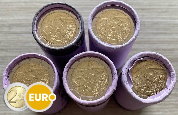 Rollen 2 euro Duitsland 2022 - Erasmus ADFGJ