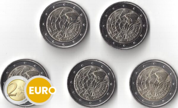 2 euros Alemania 2022 - Erasmus ADFGJ UNC