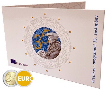 2 euro Estonia 2022 - Erasmus BU FDC Coincard