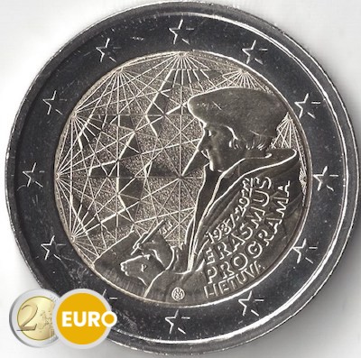 2 euros Lituania 2022 - Erasmus UNC