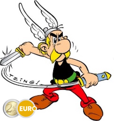 9 x 10 euro France 2022 - Asterix UNC Silver in blister - wave 2