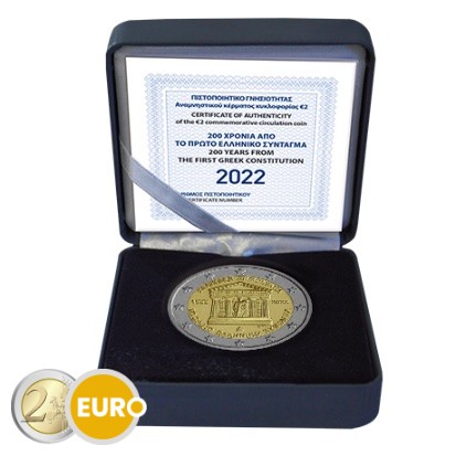 2 euro Greece 2022 - Greek Constitution BE Proof