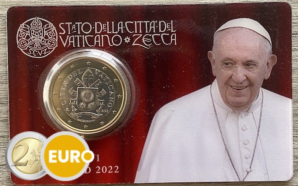 1 Euro Vatikan 2022 Coincard nr 01
