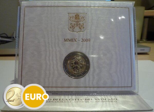 2 euros Vaticano 2009 - Año de la Astronomía BU FDC