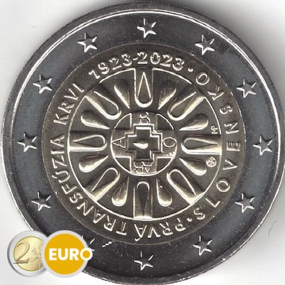 2 Euro Slowakei 2023 - Bluttransfusion UNZ