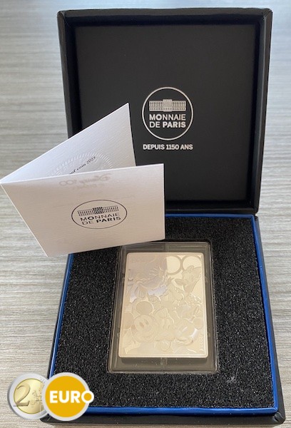 10 Euro Frankreich 2023 - 100 Jahre Disney – Mickey Maus und Freunde PP Silber