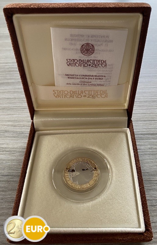 5 euros Vatican 2023 - Don Lorenzo Milani BE Proof